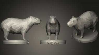 3D model Poly Capybara (STL)